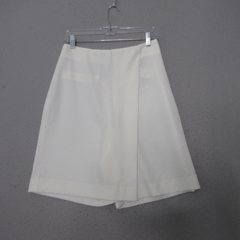 Zara Skirt Skort Small White Contemporary Knee Length‎ Festival Party NWT